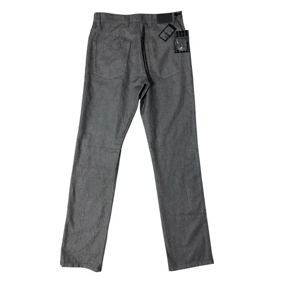 Ermenegildo Zegna Gray Stretch Pants Size 30 Cotton Elastane NWT